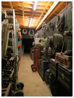 (Image: Rental Corridor with Concrete
 Floor and an Open-Joist, Wooden Ceiling)