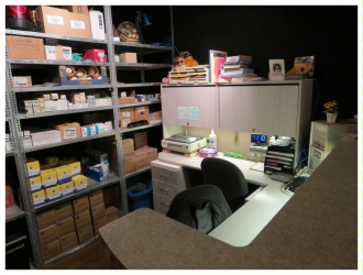 (Image: The Sales Office and Counter)