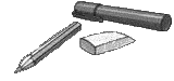 (Image: Marker, Pencil and Eraser)