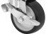 (Image Right: Caster with Hub-Lock Mechanism)