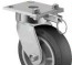 (Image Right: Caster with Swivel-Lock Mechanism)