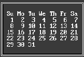 (Image Left: Calendar)