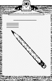 (Image Left: Clipboard and Pencil)