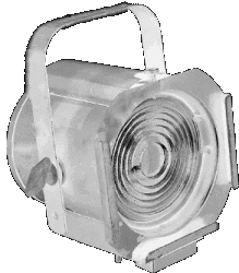(Image Left: Fresnel Stage Light)