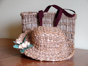 Reed Hat and Shopper