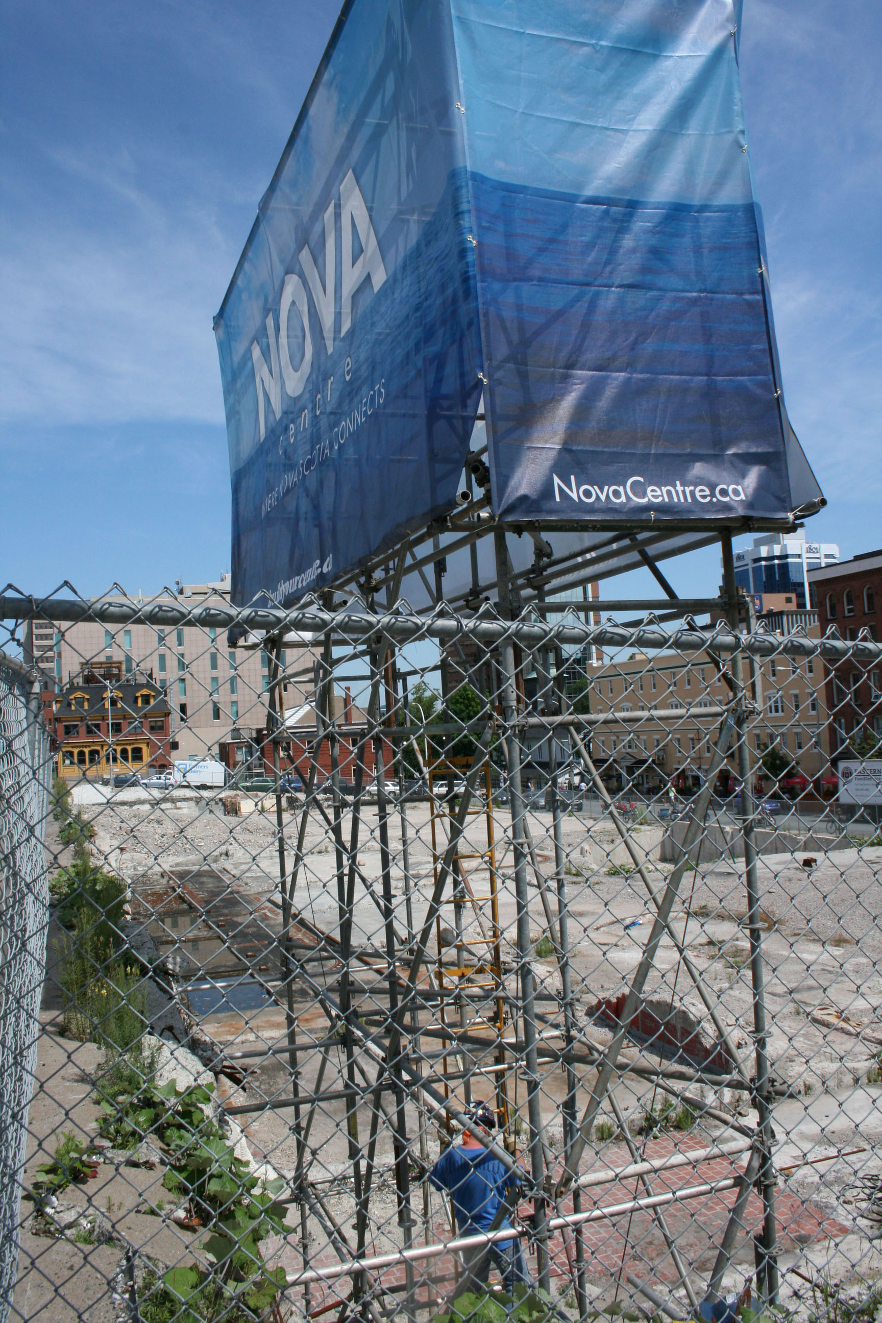 The future site of the Nova Center.