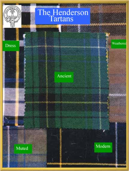 pictures of Henderson tartans