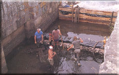 The restoration of Lock Five.