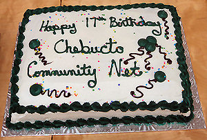 [Photo: CCN 17th Birthday Party 2011 cake] 
