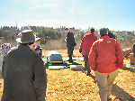 [Photo: Funeral service for Norman De Forest] 