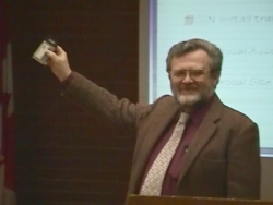 [Photo: Ed Dyer showing wifi card] 