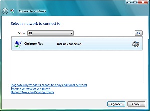 Windows Vista Dial-up. Click for larger version
