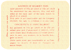 (Image: 1975 Belmont Family Pass, Back)