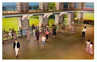 (Image: The Pavilion as a Roller Skating Rink)