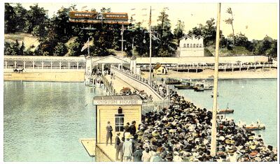 (Image: Ferry Dock and Beach Area)