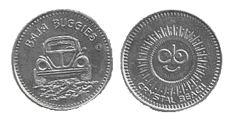 (Image: Obverse and Reverse of a Ride Token)