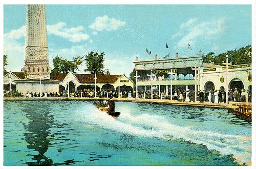 (Image: The `Chutes' Pond, Tower, and North and West Boardwalks)