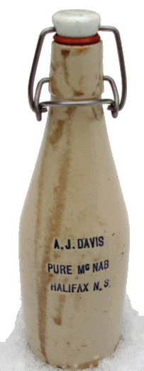 (Image Left: Bottle of `Pure McNab')