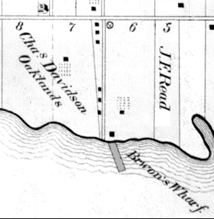(Image Right: Map Showing Lots 5 through 8)