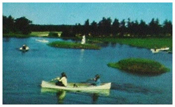 (Image: Canoers enjoy the Lake)