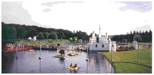 (Image: Lake with Monorail Crossing)