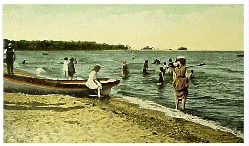 (Image: A Long View of the Beach and Water)