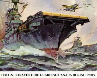 HMCS Bonaventure Guarded Canada in '60s