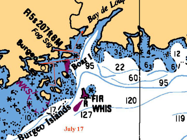 burgeo and Kings Harbour Chart