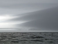 Ramea Island in the fog