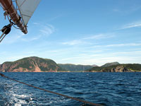 Departing Jerseyman Harbour