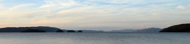 Cinc Island Bay at Sundown