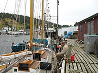 At the Wharf in Bay l'Argent