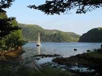 Anchorage at western end of Piccaire inner basin