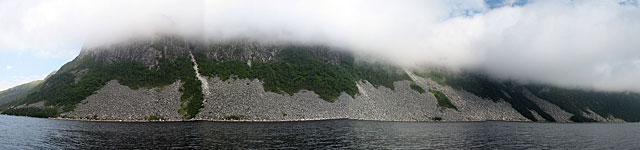 Talus slopes in Lampidoes Passage