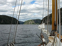 Approaching Morgan Bay