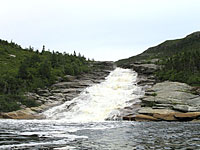 The falls at Morgan Arm