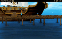 (Image: A screen shot of Kings's Quest 2.)