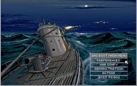 (Image: Das Boot main menu.)