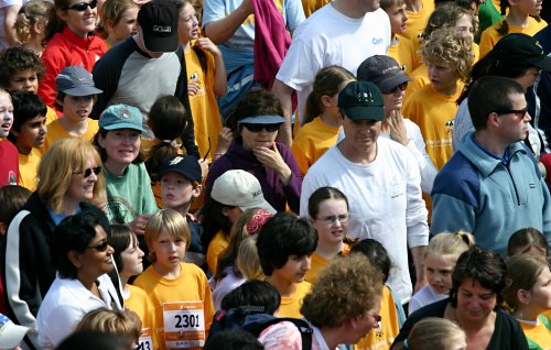 Start of Bluenose Youth Run