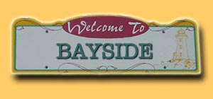 Bayside Road Sign