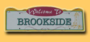 Brookside Road Sign