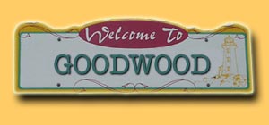 Goodwood Road Sign
