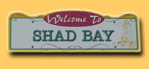 Shad Bay Road Sign