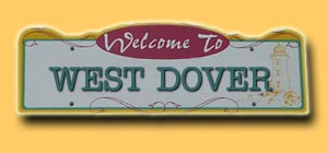 West Dover Road Sign