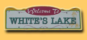 White's Lake Road Sign