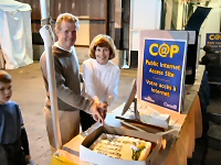 [Photo: N.S. MLA Danny Graham and Chebucto Chair Marilyn MacDonald]
