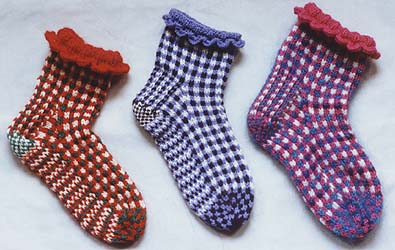 Gingham Socks