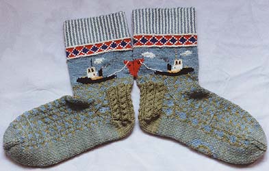 Tug Boat Socks