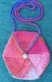 Opera bag knit in Noro yarn.