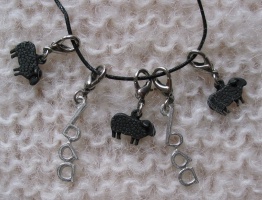 Little black sheep stitchmarkers